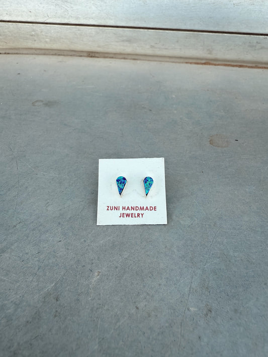 Opal Tear Drop Studs